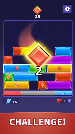 Bloques deslizantes - Rompecabezas de bloques