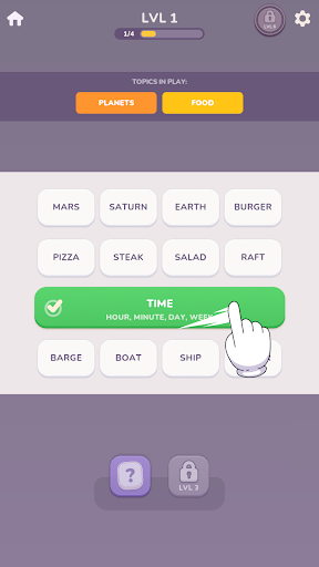 Maestro de la Asociación: Juego de palabras