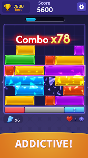 Bloques deslizantes - Rompecabezas de bloques