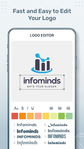 Creador de logotipos: Diseñador gráfico