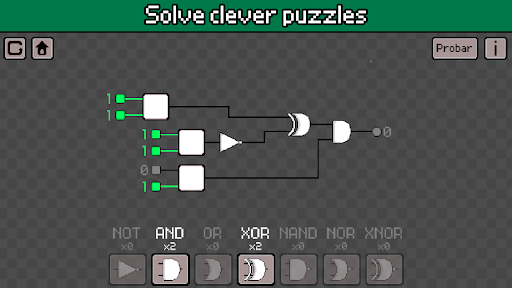 Puertas lógicas - Juego