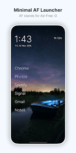 Olauncher. Minimal AF Launcher