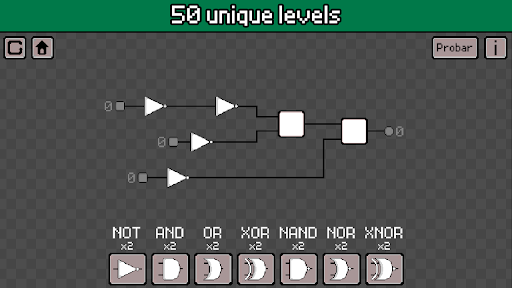 Puertas lógicas - Juego